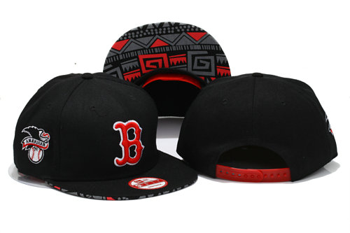 Boston Red Sox Black Snapback Hat YS